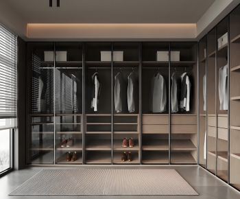 Modern Clothes Storage Area-ID:854851963
