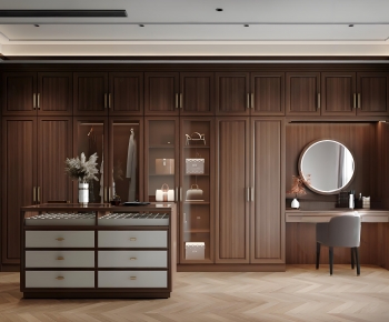 New Chinese Style Clothes Storage Area-ID:588016037