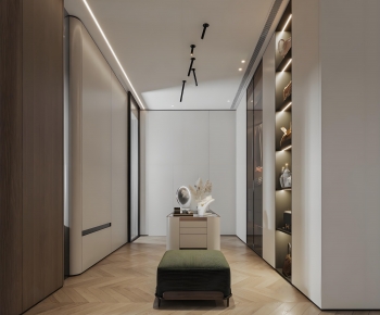 Modern Clothes Storage Area-ID:114953997