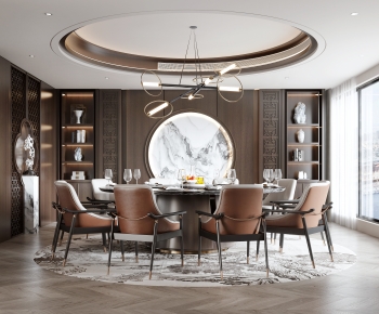 New Chinese Style Dining Room-ID:814676056