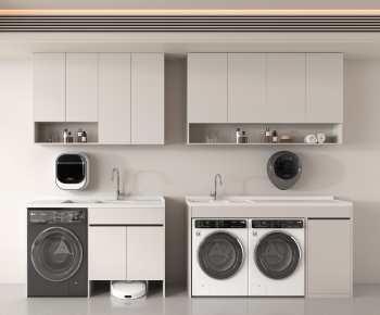 Modern Laundry Cabinet-ID:921051036