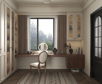 French Style Clothes Storage Area-ID:846688999