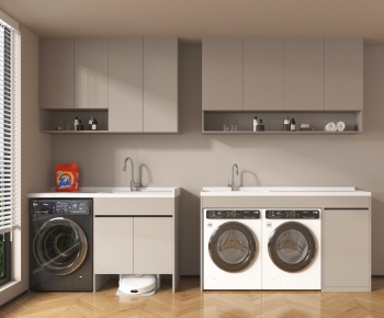 Modern Laundry Cabinet-ID:172189953
