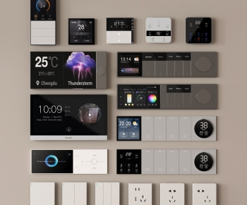 Modern Switch Socket Panel-ID:569467078