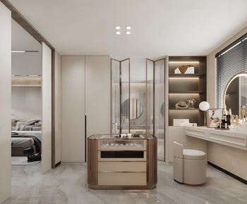 Modern Clothes Storage Area-ID:593928102