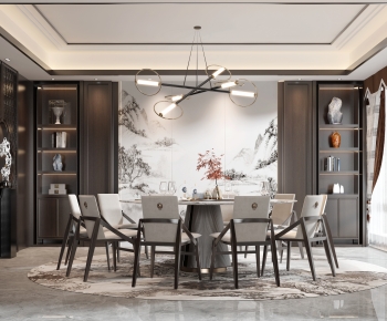 New Chinese Style Dining Room-ID:496599918