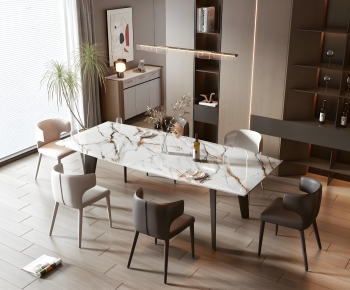 Modern Dining Table And Chairs-ID:905792009