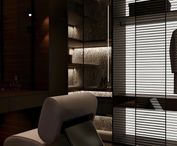 Modern Clothes Storage Area-ID:247415072