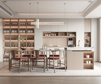 New Chinese Style Dining Room-ID:599575046