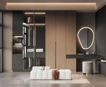 Modern Clothes Storage Area-ID:462728025