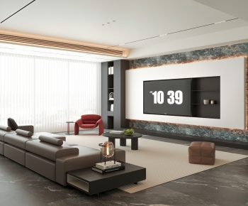 Modern A Living Room-ID:892205957
