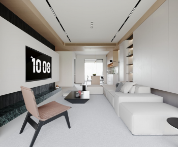 Modern A Living Room-ID:650377044