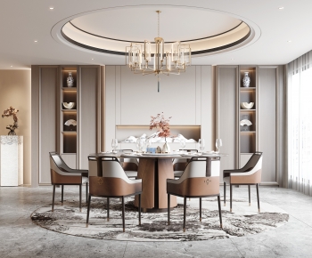 New Chinese Style A Living Room-ID:399215941