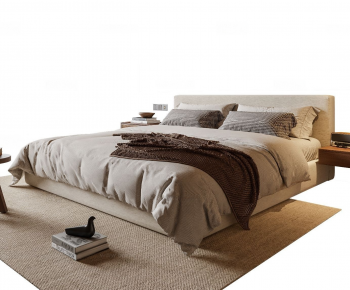 Modern Double Bed-ID:575640278
