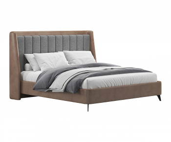 Modern Double Bed-ID:224440104