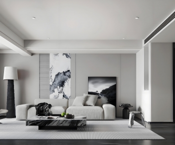 Modern A Living Room-ID:810599098