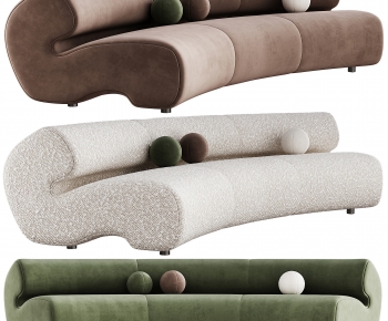 Modern Curved Sofa-ID:432446965