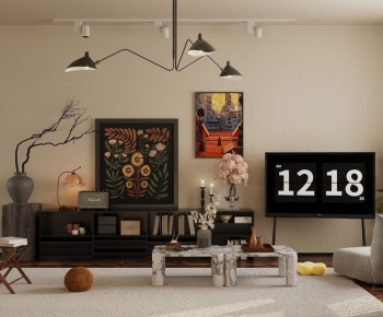 Modern A Living Room-ID:506325961