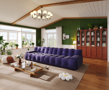 Modern A Living Room-ID:515882026