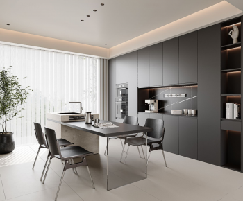 Modern Dining Room-ID:677385095