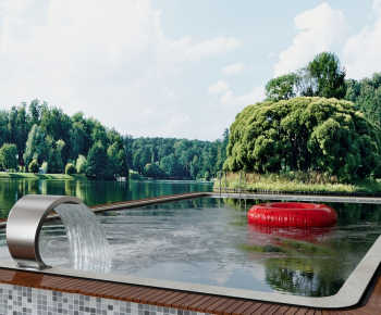 Modern Swimming Pool-ID:534603128