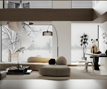Modern A Living Room-ID:831252105