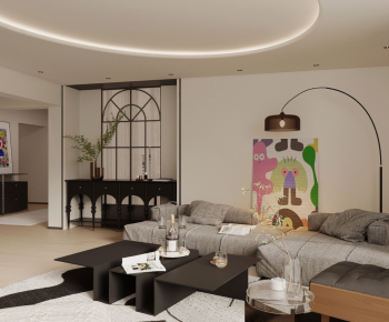 Modern A Living Room-ID:177396063