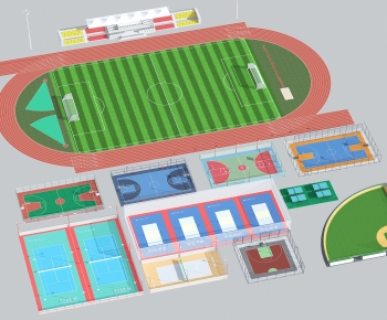 Modern Outdoor Sports Stadium-ID:196661955