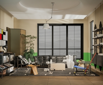 Modern A Living Room-ID:754115109