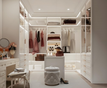 Modern Clothes Storage Area-ID:511395933