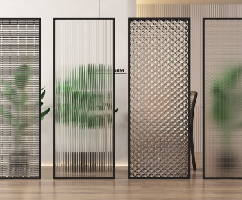 Modern Glass Screen Partition-ID:785355095
