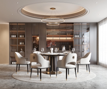 New Chinese Style Dining Room-ID:519577982