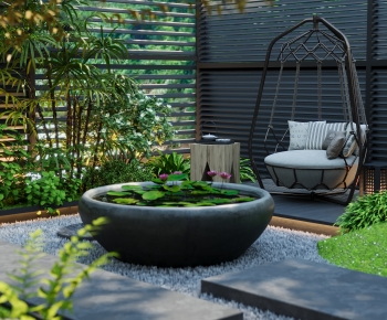 Modern Courtyard/landscape-ID:698809615