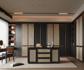Modern Clothes Storage Area-ID:568589931