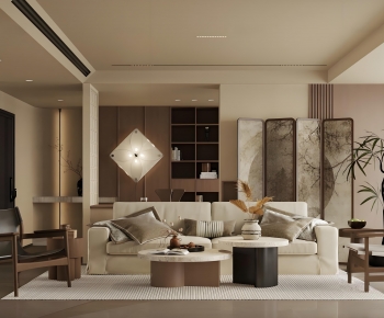 Modern A Living Room-ID:488859892