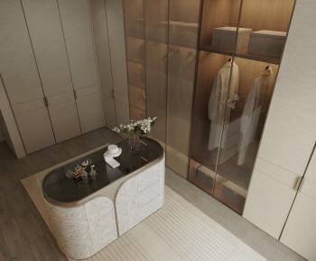 Modern Clothes Storage Area-ID:239880123