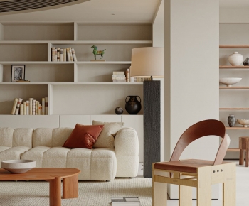 Wabi-sabi Style A Living Room-ID:257559063