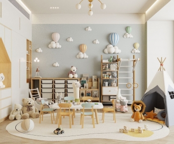 Modern Children's Room Activity Room-ID:248874907