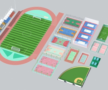 Modern Outdoor Sports Stadium-ID:818389891