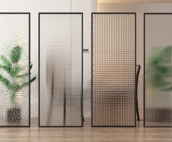 Modern Glass Screen Partition-ID:383639393