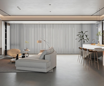 Modern A Living Room-ID:346128961