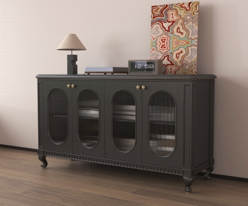 French Style Side Cabinet-ID:282717949