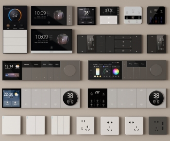 Modern Switch Socket Panel-ID:528642897
