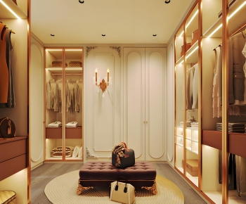 French Style Clothes Storage Area-ID:920810749