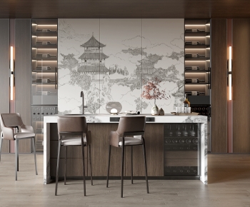 New Chinese Style Dining Room-ID:494472987