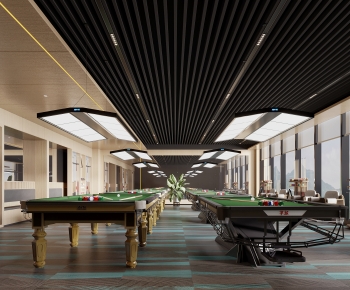 Modern Billiard Room-ID:824563987