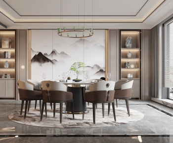 New Chinese Style Dining Room-ID:298530106