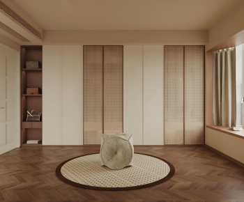 Modern Clothes Storage Area-ID:828346011