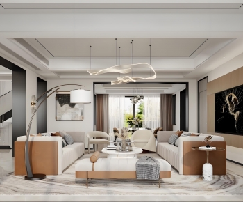 Modern A Living Room-ID:183902033