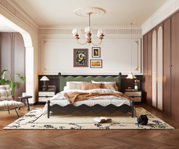 French Style Bedroom-ID:739681011